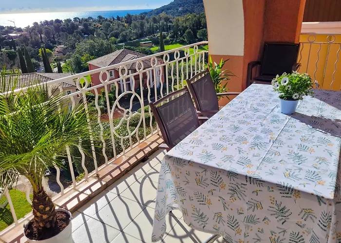 Sea View 6 Pers Near The Beaches In Agay *